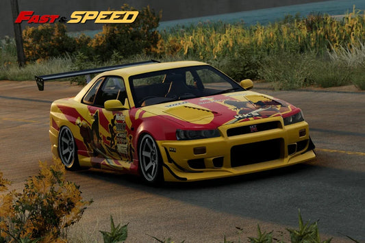*PREORDER* Fast Speed | 1/64 Nissan Skyline (R34) Z-Tune - Need For Speed Livery